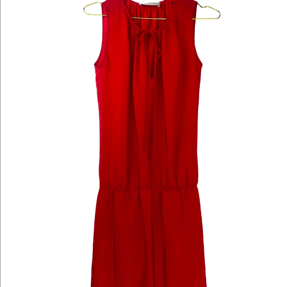 Amanda Uprichard Red Silk Dress Sz P/Xs